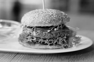 Fried Veg Burger