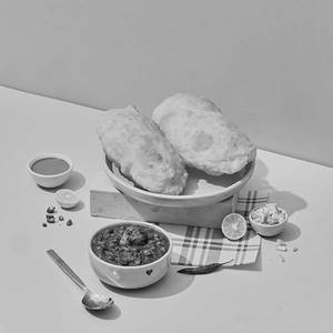 Chole Bhature (low Oil)