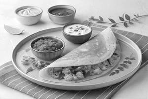 Paneer masala dosa