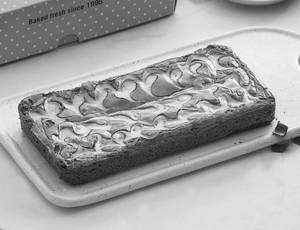 Marble cream cheese brownie loaf