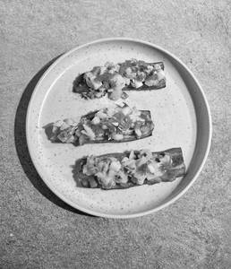 Banana Tostones With Mango Salsa