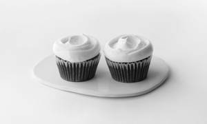Eggless Red Velvet cupcake with Cream Cheese Icing - Pack of Two