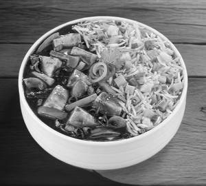 kung pao polao with Mashroom chili paneer Dry bowl