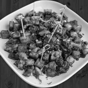 Paneer mushroom chilli