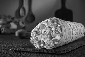 Smoky Diced Paneer Salad Wholewheat Wrap