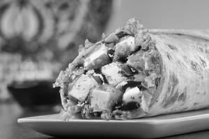 Buldak Fried Paneer Korean Wrap (Spicy).