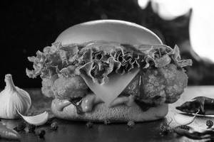 Korean Fried Chicken Burger.