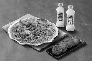 Hyderabadi Veg Biryani With Kebab & Beverage Combo