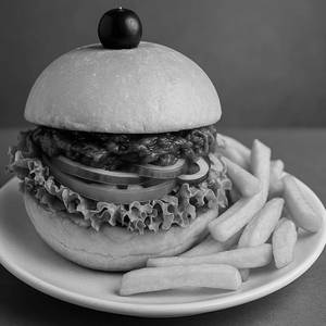 Chicken Burger + French Fries