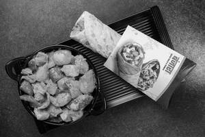 Kadhai Chicken Roll