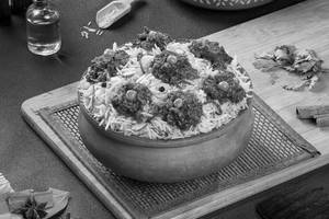 Mutton Kheema Biryani-Serves 1