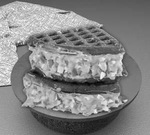 Cotton Candy Waffles