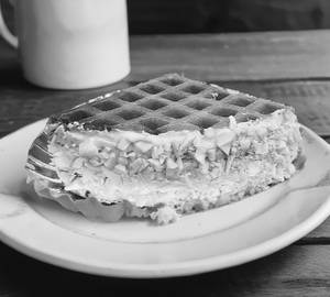 White Choco Waffles