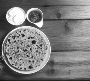 2 sattu paratha with dahi