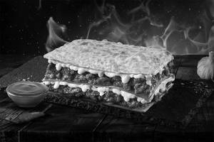 Korean Buldak Minced Chicken Lasagna