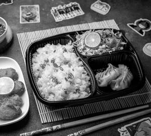 Shio Lemon Prawns Tempura Bento
