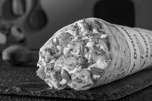 Smoky Diced Paneer Salad Wrap.