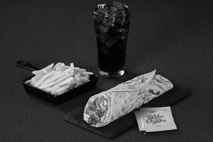 Chicken Extravaganza Wrap with Fries and Coke Meal
