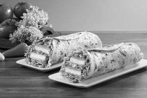 Spicy Paneer Burger Wrap & Jalapeno Cheese Paneer Burger Wrap
