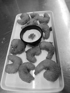 Crumb Fried Prawns
