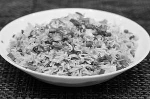 Paneer Garlic Fried Rice