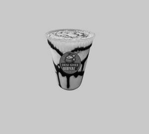 Cold coffee with ice cream