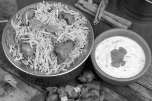 Chilli chicken biryani