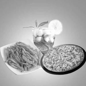 Small Pizza In Basic Dine + Any Mocktail + Fries