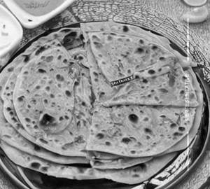 Corn cheese burst paratha