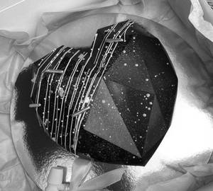 Diamond Heart Pinata Cake