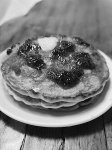 Fluffiest Blueberry Pancake