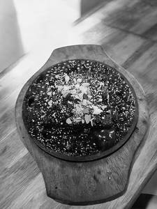 Hot Brownie With Hot Chocolate