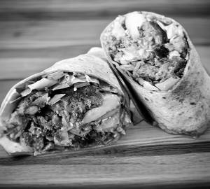 Teriyaki chicken wrap