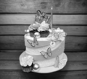Butterfly Beautiful Cake(1kg)