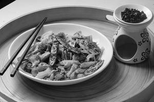 Burnt Garlic Stir Fried Greens