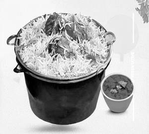 Beef bucket biryani