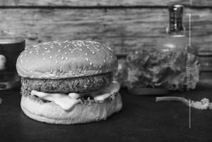 Veg cream burger