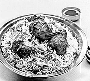 Chicken dum biryani [full]
