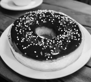 Donut chocolate coated