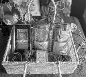 Eggless Rectangle Jute 2 Hamper