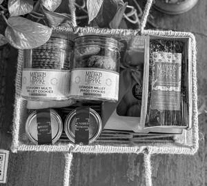 Gluten Free Rectangle Jute Hamper