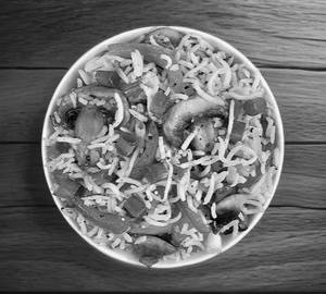Mushroom biryani