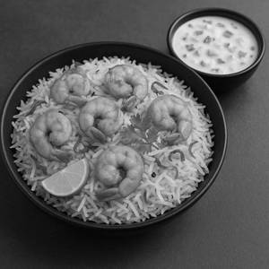 Prawns biryani