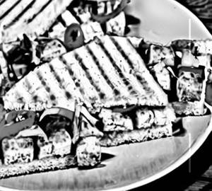 Paneer Tikka Cheese Grilled Sandwich