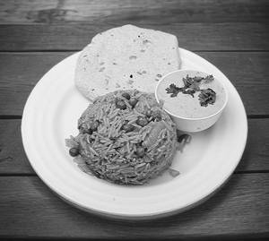Tawa Pulao, Raita, Papad