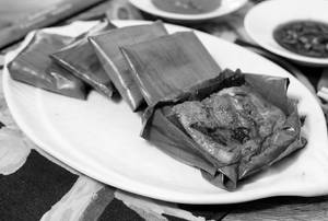 Fish Wrapped In Banana Leaf