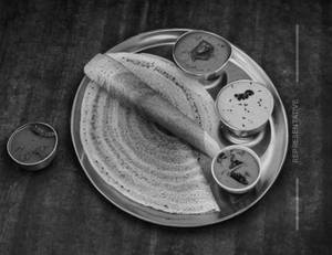 Mushroom Masala Dosa