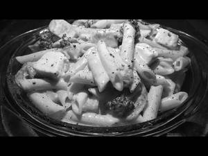 Paneer cheese pasta white