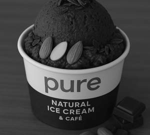 Belgian Dark Almond Ice Cream