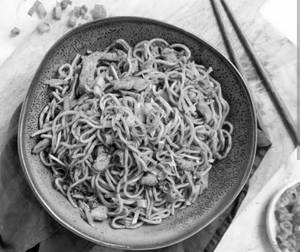 Chicken Pan-fried Noodles